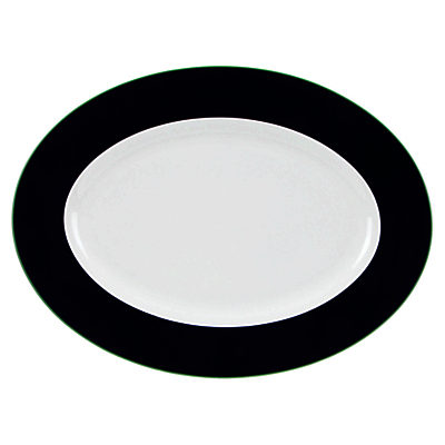kate spade new york Hopscotch Drive Oval Platter, White/ Navy